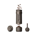 OutIn Fino Portable Electric Coffee Grinder,Adjustable Coffee Bean Grinder with 28 Precise Grind Setting,One-Button Burr Coffee Grinder with Fast‑Charge Battery, Auto‑Stop & Clog‑Protection