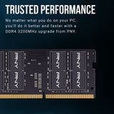 PNY Performance 32GB (2x16GB) DDR4 DRAM 3200MHz (PC4-25600) CL22 (Compatible with 2933MHz