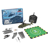 YounggDiy Mini WL K170 Black Hawkk Helicopter for Adults, WL K170 Black Hawkk UH-60L 170 2.4G 4CH Flybarless RC Helicopter, Outdoor Hobby RC Toy Model (RTF Version)