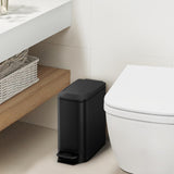 Stainless Steel Garbage Can with Removable Inner Bucket