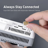 GL.iNet GL-XE3000 Puli AX 5G Router with Dual SIM and 6400mAh Battery