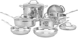 11-Piece Cookware Set, Chef's Classic Stainless Steel Collection Cuisinart