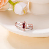 Oseew 2027 Class Ring for Men Women High School Graduation (Rose Gold)