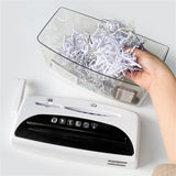 ZSRUIKJN Paper Shredder Capable of Crushing Credit Card CDs A4 Mini Home Hand Cranked Manual