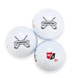 Groomsman Golf Balls, Wilson Staff Elite, Groomsmens Gifts, One Dozen Buffalo Bottle Craft