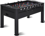 RAYKEEP 58 Inch Foosball Table, Full Size Competition Soccer Game Table for Adults & Kids, Heavy-Duty Indoor Arcade Table for Game Rooms & Parties (Black-58inch)