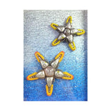 MechPuConToy 3D Metal Starfishes Bionic Mechanical Model Surrealistic Creative Collectible Kits, for Teens and Adults (Finished Version)