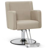 BarberPub Salon Chair for Hair Stylist, 360° Swivel Adjustable Height Hydraulic Styling Barber Chair for SPA&Home Salon, Barbershop 9446 (Creamy White)
