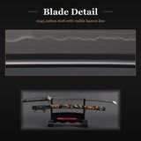 Tomoe Blossom Katana, 1045 Carbon Steel Hand Forged Full Tang Sword