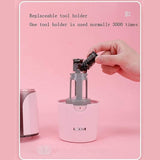 Electric Pencil Sharpener Portable Adjustable Thickness Student Automatic USB Battery-Powered Suitable for School Classroom Office