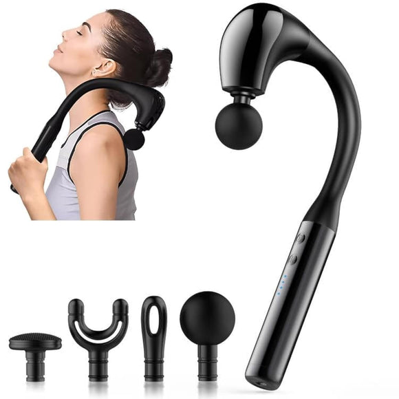 Massage Gun Deep Tissue with Extended Handle Revolutionary U-Shaped Back Massager Body Massager Fronnor