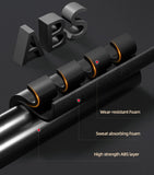 KitchLife AIR-ONE SPORTS Push Up Bars - 480 lb Capacity, Extra Thick Non-Slip Foam Grips, Sturdy Structure, Ideal for Home Gym Strength Training, Black KitchLife