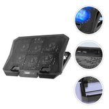 Inch Laptop Cooling Pad, 6 Fan USB Powered Foldable Stand