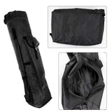 Allnice Sturdy Canvas Fishing Rod & Reel Organizer Bag Travel Carry Case Bag- Holds 5 Poles & Tackle (Black)