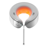 Bluvol Nest 10 Ultra Immersive Heated Neck Massager, Therapist-Style Deep Tissue Pain Relief, 360° Spatial Audio, Cordless Massager for TV Watching, Gaming, Office Work, Silver