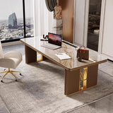 AQWASYUTER Office Computer Desk Rock Board Desk CEO Office
