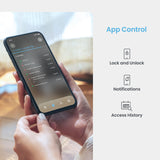 Lockly Secure Pro Wi-Fi Deadbolt Smart Lock Latest Version with Fingerprint