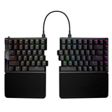 ASUS ROG M703 ROG FALCATA/HFXV2/CA/PBT 75% Split Wireless Hall Effect Gaming Keyboard, Black