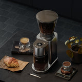Electric Burr Coffee Been Grinder with Adjustable 24 Precise Grind Settings, 40s Digital Timer for French Press, Espresso, and Drip Pour Over, Home Use, Black
