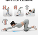 PROIRON Ab Roller with Knee Pads for Abs Workout, Multifunctional Ab Roller Wheel for Abs Workout, Abdominal Roller with Knee Pads, Abdominal Exercises Wheel, Abb Roller (Slide Fitness Trainer)