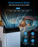 14000 BTU Portable Air Conditioner - 3-in-1 Cooling Unit with Fan & Dehumidifier, Ultra-Quiet Room AC with Remote Control & 24H Timer, Cools 750 Sq.Ft for Home/Office/Dorm (Black Top)