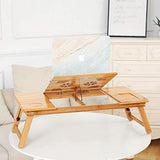 ONMYJFD Laptop Bed Table Lap Desk, Portable Bed Tray Table for Couch and Sofa, Breakfast Tray Dining Table