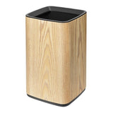 Trash Bin Kitchen 3.1 Gallon Square Garbage Can, Open Top Metal Design with Removable Liner for Office, Living Room, Hotel and Commercial Use