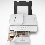 Canon PIXMA TS9521C All-in-One Wireless Crafting Photo Inkjet Printer, White - Print Scan Copy - 4.3" Touchscreen