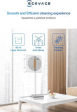 ECOVACS Winbot W1 Pro Window Cleaning Robot, Intelligent Cleaning with Dual Cross Water Spray Technology, Win SLAM 3.0 Path Planning, 2800Pa Suction Power, Edge Detection Technology, App Control,Grey
