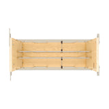 Rev-A-Shelf 5" Pullout Wooden Bakeware Organizer Shelf for Base Kitchen Cabinets w/ Soft-Close and 100 Pound Ball-Bearings, 447-BCBBSC-5C
