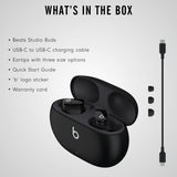 True Wireless Noise Cancelling Earbuds - Compatible with Apple & Android, Built-in Microphone - Black Beats