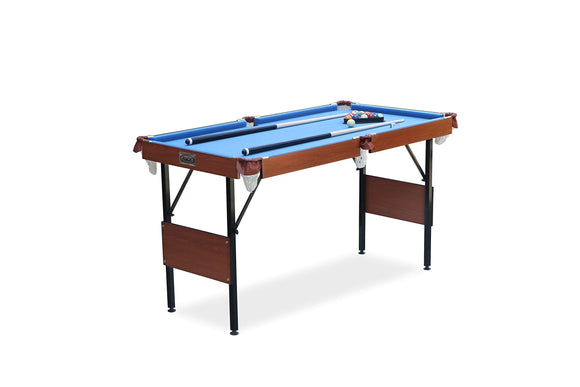 5.5-Foot Folding Billiard/Pool Table (Blue Original) RACK