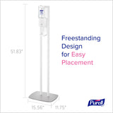 PURELL ES10 Dispenser Floor Stand with White Automatic Hand Sanitizer Dispenser (Pack of 1) – 8210-DS
