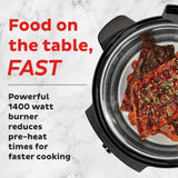 7.5 Quarts 35% Larger Cooking Surface, WhisperQuiet Steam Release, 9-in-1 Electric Multi-Cooker Instant Pot