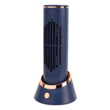 RiToEasysports Bladeless Tower Fan, Stylish 3-Speed with 4000mAh Battery, Portable Fan Compact Design for Dormitory, Small Rooms, Offices, Bedrooms