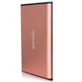 500GB Ultra Slim Portable External Hard Drive HDD USB 3.0 Compatible with PC, Laptop - Rose Pink Maxone