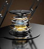 360°Rotatable Laptop Stand Foldable Carbon Steel Tablet Holder for Desk