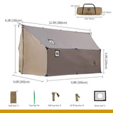 OneTigris TEGIMEN Hammock Hot Tent + KOMPOUND Camping Hammock