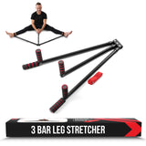 3 Bar Leg Stretcher – Stainless Steel Split Machine MMA Equipment Hamstring Stretcher Device Boosts Range of Motion and Stretching Flexibility – Yoga, Ballet, Dance and Gymnastics Training Equipment Champs MMA