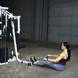 Body-Solid Multi-Station, Single Weight Stack Home Gym Machine, Arm & Leg Strength Training Functional Exercise Workout Station, 210lbs. Black Weight Stack Body-Solid