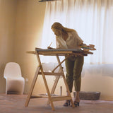 ATWORTH Large Wooden Easel for Painting: Artist H Frame Easel Stand with Upgrade Hardware- Hold Canvas up to 93" - Professional Art Easel for Adults