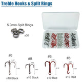 342pcs Unpainted Fishing Lures Making Kit DIY Blank Lures Crankbaits Minnow Hard Bait Set with Treble Hooks, Split Rings, Lure Eyes, Lure Stickers Lure Making Supplies Make Your Own Fishing Lures JSHANMEI