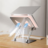 DTTLYQF Aluminum Alloy Laptop Stand Multi-Functional Extension Can Rotate to Increase The Heat Dissipation Bracket(Gray)
