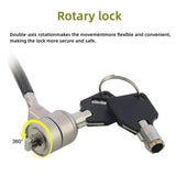 Combination Security Lock Laptop Cable Lock for 6x2.5mm Hole Anti-Theft Chain