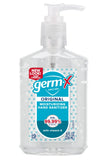 Germ-X Original Hand Sanitizer, 8 Fl Oz (Pack of 12), Less Drying Moisturizing Gel with Vitamin E, No Rinse Formula, Pump Bottle