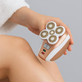 Meeteasy Electric Leg Shaver for Women - Rechargeable Painless Lady Razor for Leg Face Lips Body Underarms Armpit - Female Cordless Bikini Trimmer