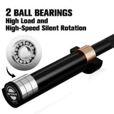 RitFit Barbell Weight Set - 4/6FT Olympic Barbell with Weight Plates (55-115LB Total) - Weightlifting Equipment for Squats, Curls, Deadlifts, Presses, Hip Thrusts 4FT Black Bar with 55LB Plates