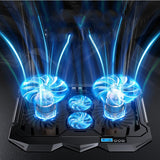 Multi Level Adjustable Silent LCD Screen Notebook Cooling Device