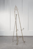 TRIPAR 54 Inch Gold Finish Metal Floor Easel for Paintings, Pictures, Photography, & Artwork