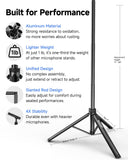 Ikarao Karaoke Machine with Microphone Stand, Portable Bluetooth Speaker for Party, Backyard, Karaoke System with 2 Wireless Microphone for Adults Kids, for Women, Men, Singing Lovers